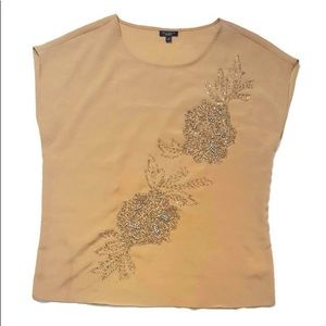 Talbot Blouse For Women Tan Size S